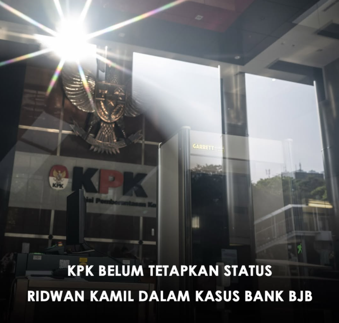 KPK Masih Dalami Kasus Dugaan Korupsi di Bank BJB, Ridwan Kamil Akan Dipanggil
