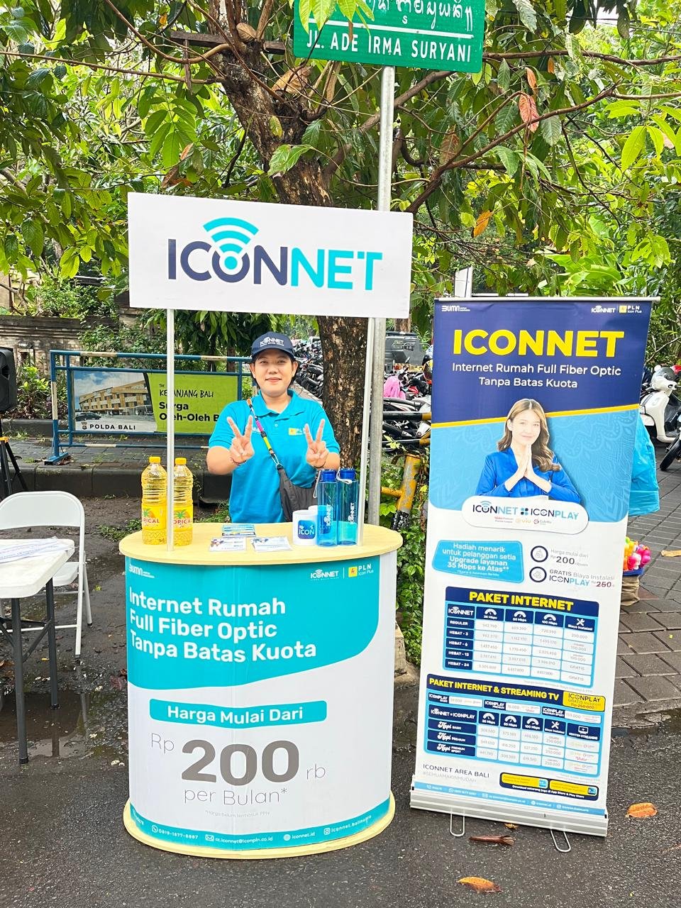 PLN Icon Plus SBU Regional Bali dan Nusa Tenggara Hadir di CFD Renon, Kenalkan ICONNET ke Masyarakat